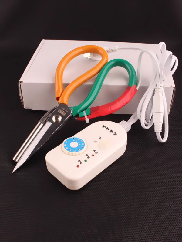 Електрически нагрявани ножици с регулируема температура за ленти и панделки, ножове от неръждаема стомана, 36V