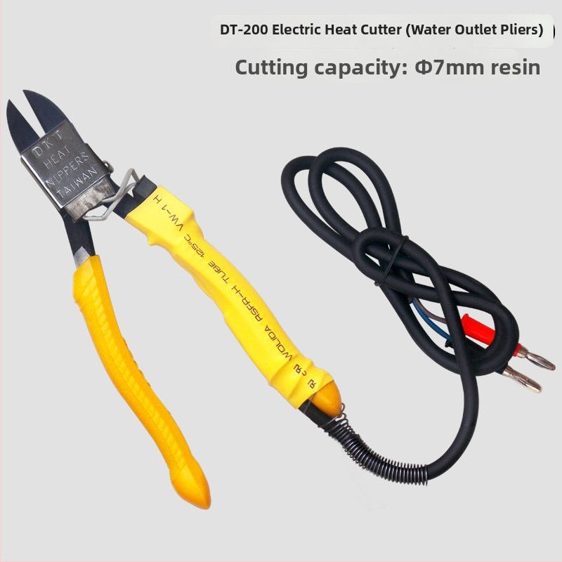 DKT HT-200 Elektrické vyhrievacie kliešte pre vstrekované plasty, 220-240V