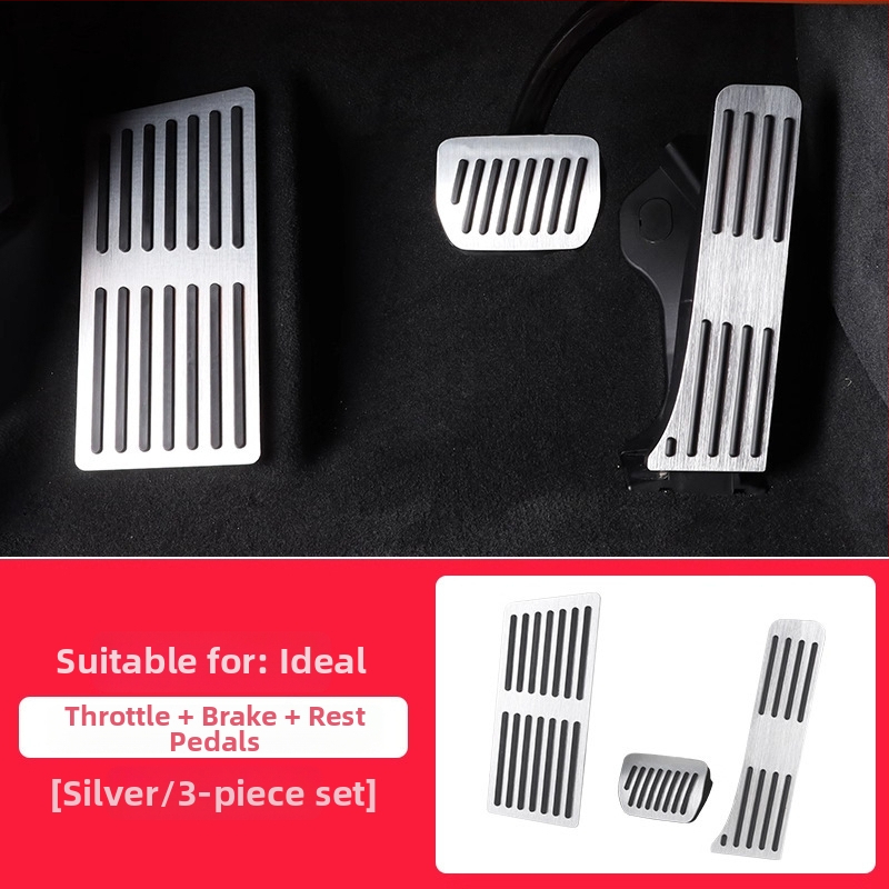 Pedálová doska z hliníkovej zliatiny pre L6/L7/L8/L9/MEGA – protišmyková podložka na pedál plynový a brzdy, automatická prevodovka