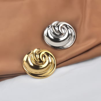 Καρφίτσα με vintage στιλ, γεωμετρικός σχεδιασμός, ανοξείδωτο ατσάλι, ηλεκτροπλατίωση, διακοσμητικό κομμάτι