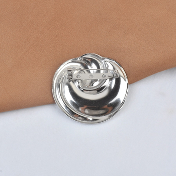 Καρφίτσα με vintage στιλ, γεωμετρικός σχεδιασμός, ανοξείδωτο ατσάλι, ηλεκτροπλατίωση, διακοσμητικό κομμάτι