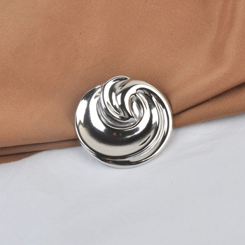 Καρφίτσα με vintage στιλ, γεωμετρικός σχεδιασμός, ανοξείδωτο ατσάλι, ηλεκτροπλατίωση, διακοσμητικό κομμάτι