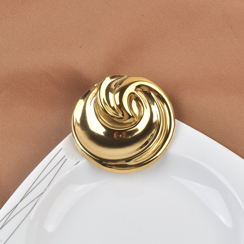 Καρφίτσα με vintage στιλ, γεωμετρικός σχεδιασμός, ανοξείδωτο ατσάλι, ηλεκτροπλατίωση, διακοσμητικό κομμάτι