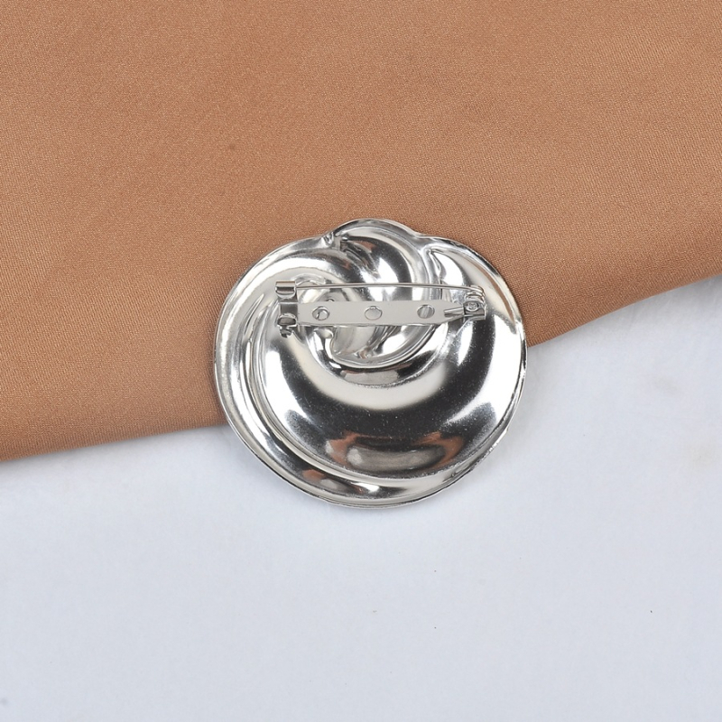 Καρφίτσα με vintage στιλ, γεωμετρικός σχεδιασμός, ανοξείδωτο ατσάλι, ηλεκτροπλατίωση, διακοσμητικό κομμάτι