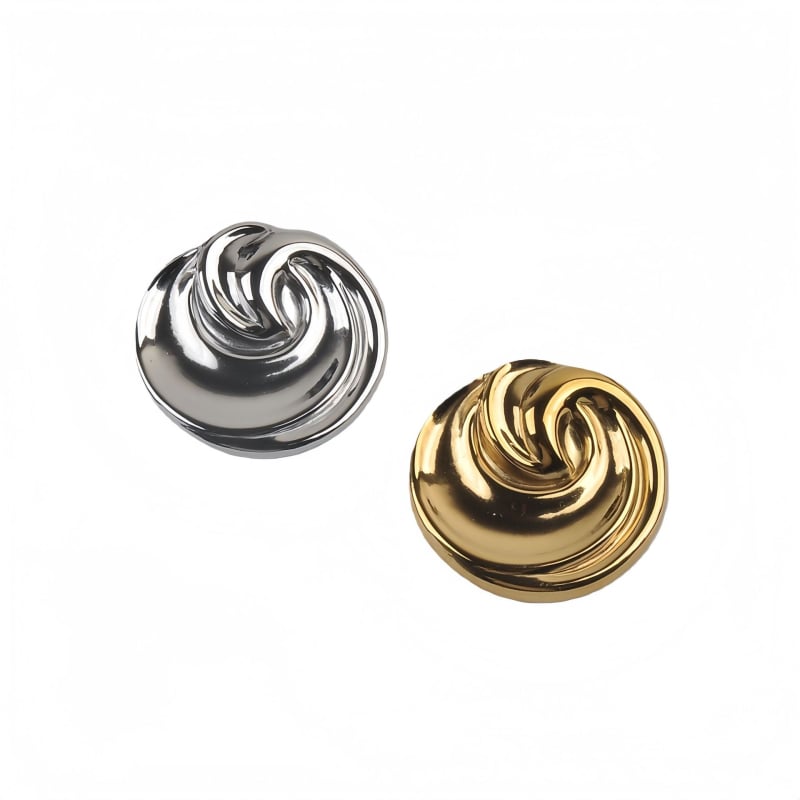 Καρφίτσα με vintage στιλ, γεωμετρικός σχεδιασμός, ανοξείδωτο ατσάλι, ηλεκτροπλατίωση, διακοσμητικό κομμάτι