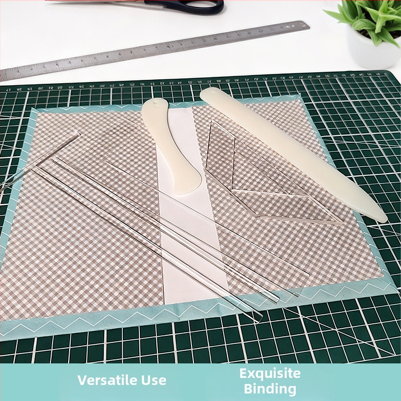 Akrylový DIY nástroj od značky Nuo Ba Bai (model NBB-056) na viazanie poznámok: výroba obálky albumu, nastavovacia pravítka a dierovanie, šitie