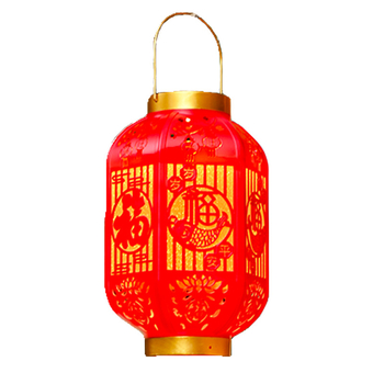 Solare lampion u kineskom stilu za Novu godinu - LED lampice, IP44, 0.2W, 1.2V, 6-12h