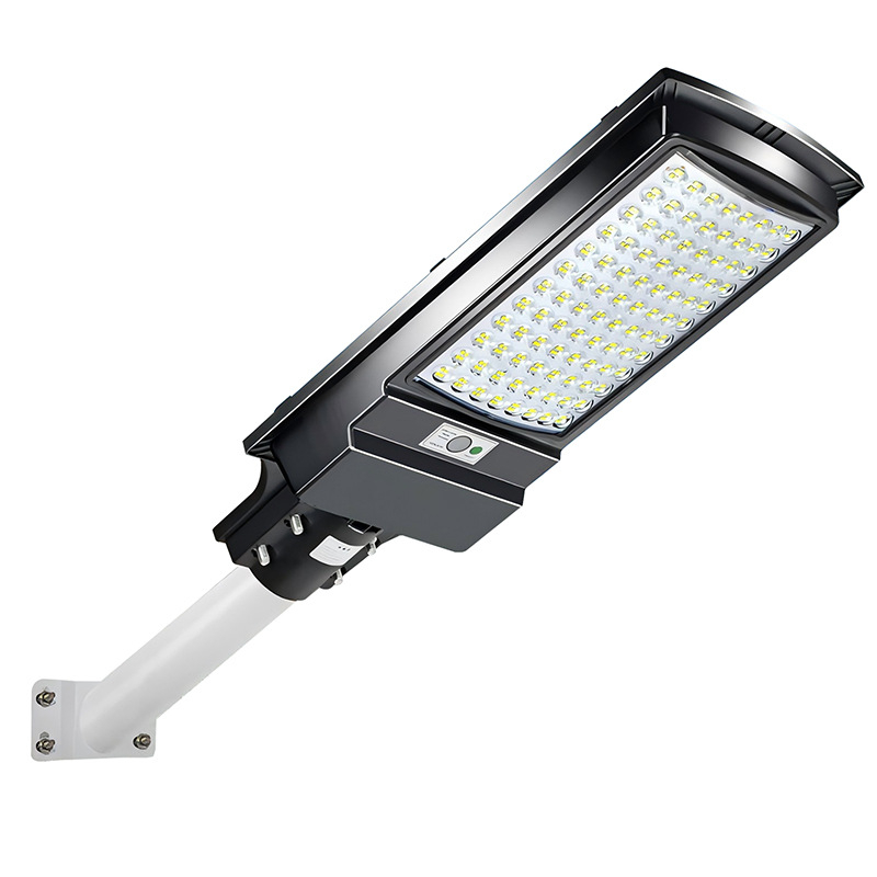 Širokokutno solarno ulično svjetlo s 384 LED, IP65 vodootporno vanjsko svjetlo s integriranim senzorom i daljinskim upravljanjem, model XJX-GJ384LED, 12–16 sati rada, 6V, namijenjeno cestama, ruralnim dvorištima, vratima, farmama i vrtovima