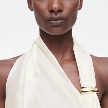 Rozsdamentes acélból készült geometriai broš, fényes felülettel, elektroplatting technológiával, dekoratív kiegészítő ruhákhoz és dzsekikhez, koreai divat stílus.