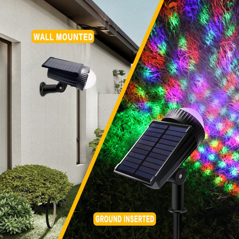 Vanjski solarni reflektor za travnjak i vrt, model TH-1156, materijal PP+ABS, snaga 3W, oblik planeta, trajno osvjetljenje 6–12 sati