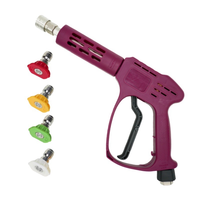 Pușcă de înaltă presiune pentru spălare — duză cilindrică și în formă de ventilator, lungime 30 cm, 2200 PSI, corp din plastic tehnic, conexiune din oțel inoxidabil