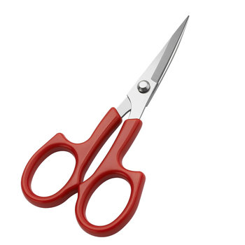 Foarfece de broderie cross-stitch, oțel inoxidabil, lamă dreaptă, model PIN-1553