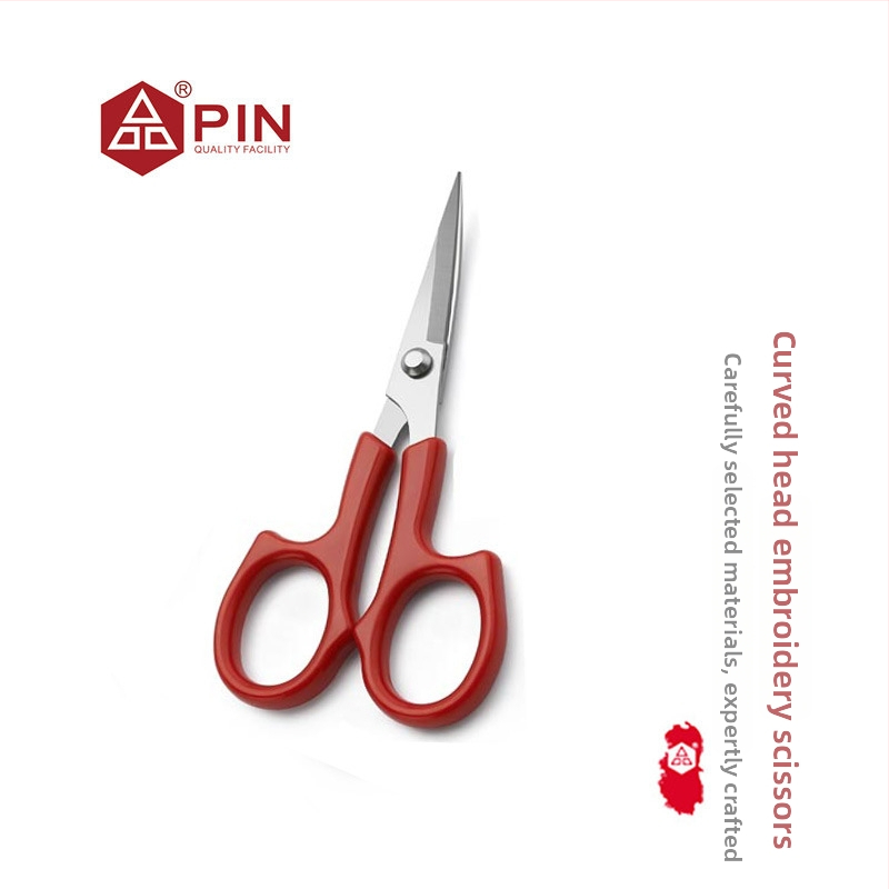 Krizové vyšívacie nožnice, nerezová oceľ, rovná hlava, model PIN-1553