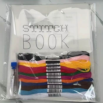 Set za ručno šivanje s boho stilom, kutija od 200 niti, ovlaštena privatna marka, bez prilagodbe