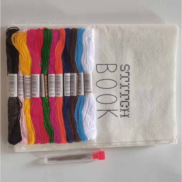 Set za ručno šivanje s boho stilom, kutija od 200 niti, ovlaštena privatna marka, bez prilagodbe