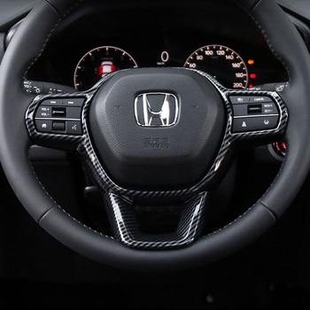 Little le wang ABS ukrasni okvir volana s zaštitnom naljepnicom logotipa za Honda CR-V