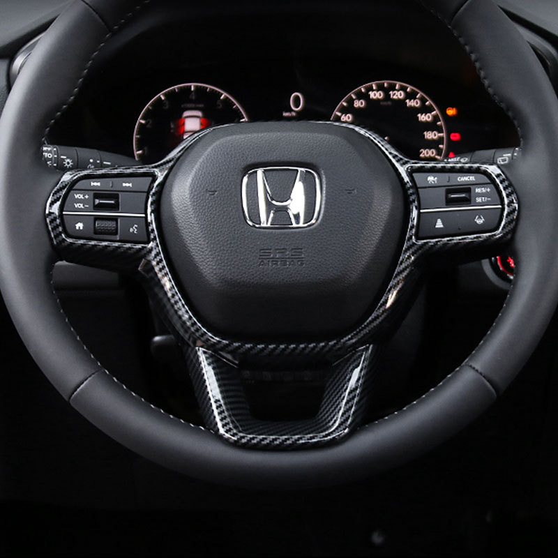 Little le wang ABS ukrasni okvir volana s zaštitnom naljepnicom logotipa za Honda CR-V