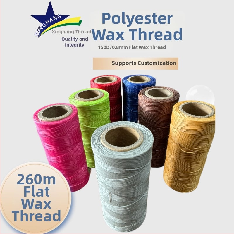 Ομαλό κερωμένο νήμα – υψηλής αντοχής πολυεστερικό νήμα 150D για δερμάτινα είδη, τσάντες και ύφασμα, Starship