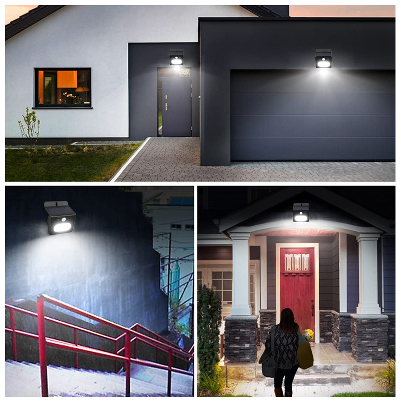 Solarna zidna svjetiljka s senzorom pokreta (1W, LED 5050, 3V, IP44)