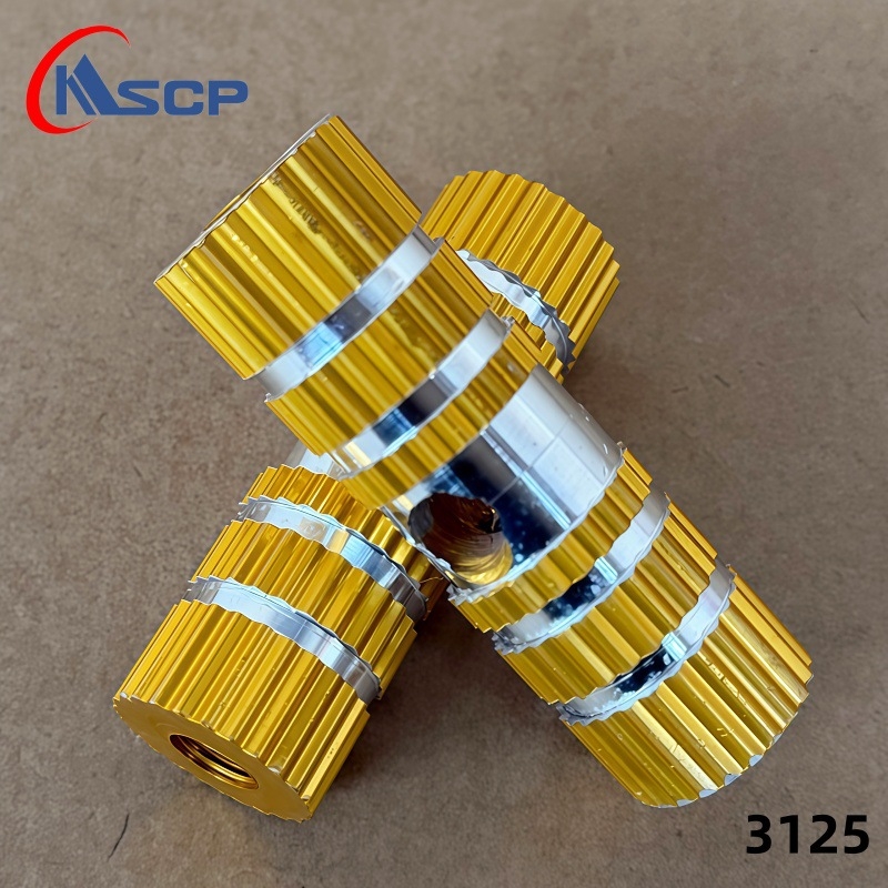 Aluminijski os pedala za bicikl — Model 3125; Materijal: aluminijska legura; Za planinski bicikl; Izvoz preko granice: Da