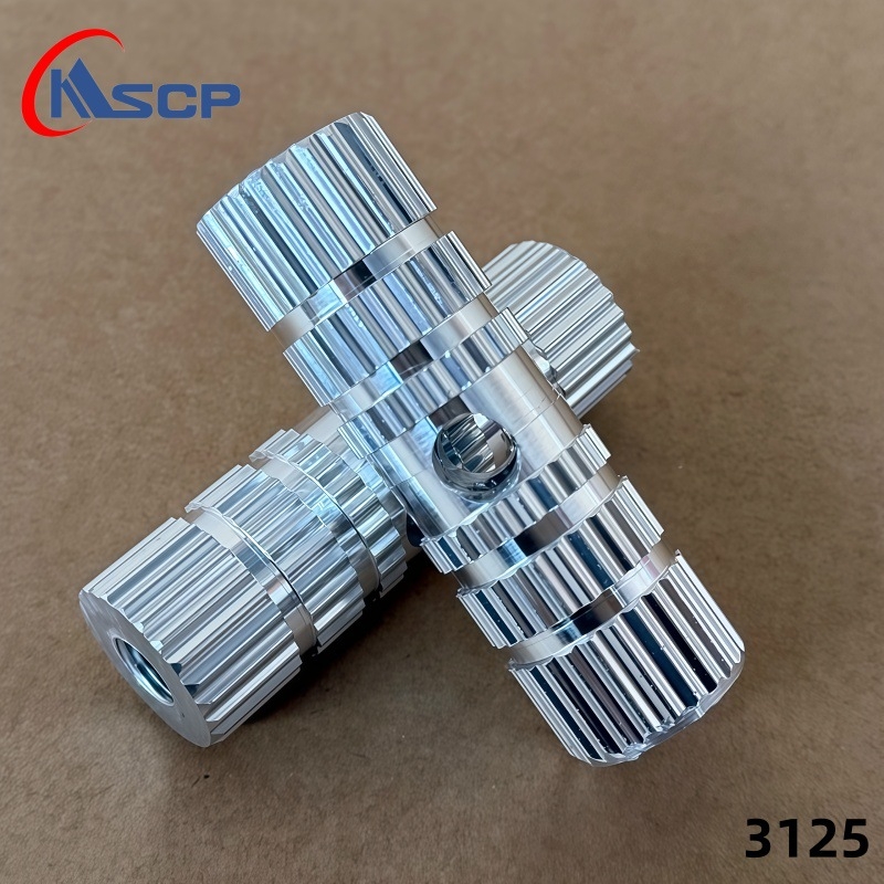 Aluminijski os pedala za bicikl — Model 3125; Materijal: aluminijska legura; Za planinski bicikl; Izvoz preko granice: Da