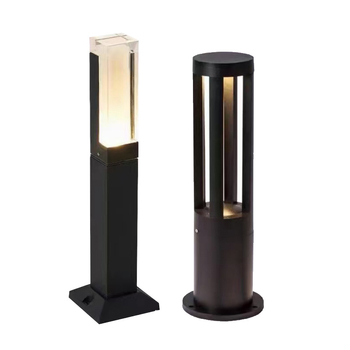 Vanjska IP65 LED lampica za travu, lijevani aluminij + akril, 7–12W, geometrijski/abstraktni dizajn, trajanje osvjetljenja preko 36 sati