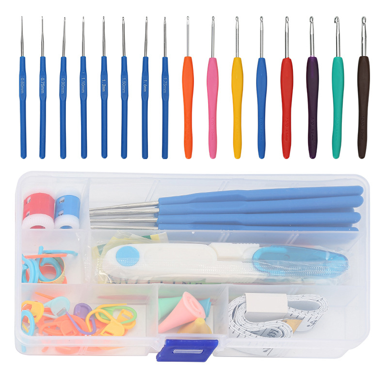 Set od 16 igala za pletenje za džempere, set materijala za kukičanje, ručno izrađeni alati za šivanje i pletenje za DIY
