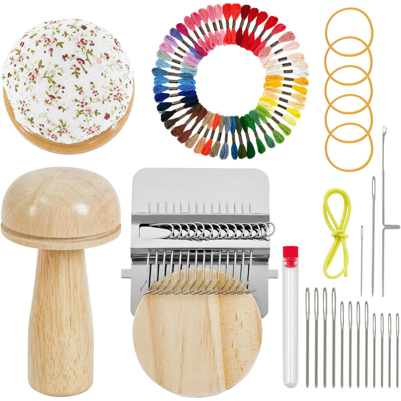 Mini tkalački stan za popravke – DIY šivaći set