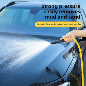 Vysokotlaková pištoľ na umývanie áut a domáce zalievanie, telo z plastu, konektor z hliníkovej zliatiny, rovná rukoväť, model 3987