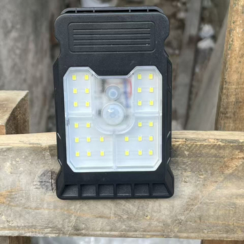 Senzorska solarna zidna svjetiljka, IP66 vodootporna, za unutrašnju i vanjsku upotrebu, rasvjeta za ogradu i vrt, 10W, 6V, 24-36h