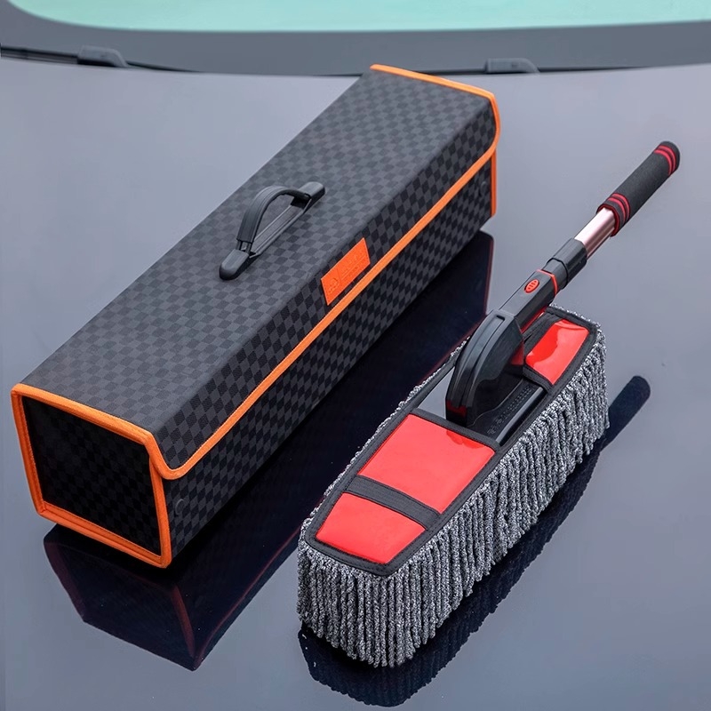 Kinvit četka za voskiranje automobila s teleskopskom drškom, meke čekinje, plastična i aluminijska konstrukcija