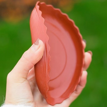 Debljeni plastični pladanj za lonac s dnom i posudom za vodu, kružna baza za sukulente