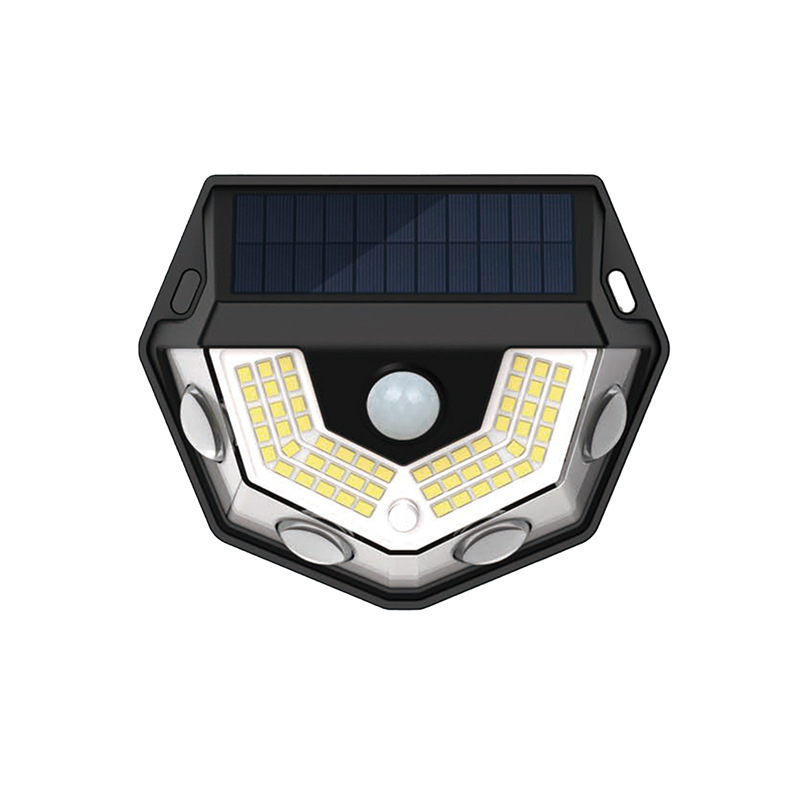 Solarna vanjska zidna svjetiljka sa senzorom pokreta, IP64, snaga ispod 5 W, model HSG-1837