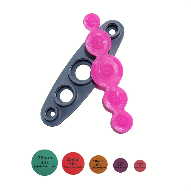 DIY set alata za gumbe od platna – pet u jedan kalup za gumbe