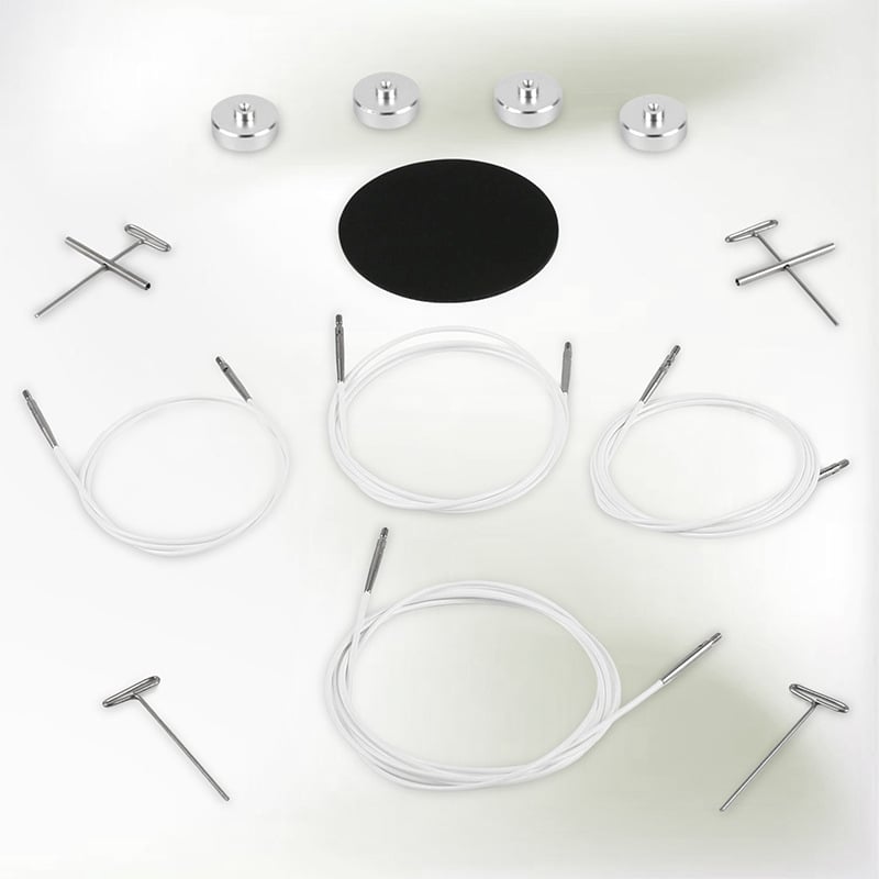 Кръгови игли за плетене – разглобяем комплект, 304 неръждаема стомана, 9 комплекта