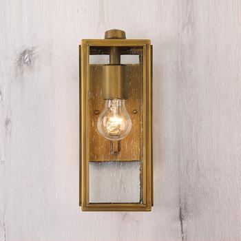 Vonkajšia vodotesná stenová lampa, model 24087, IP54, 0-240 V, 3000 K, plášť z kovaného železa