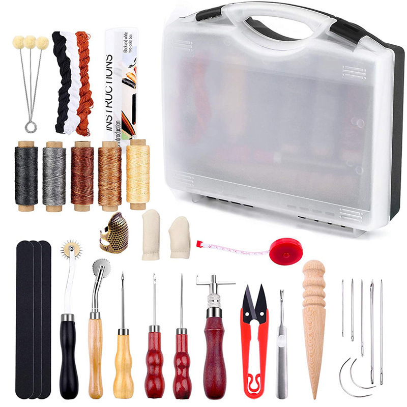 Set za šivanje kože DIY, minimalistički stil, 300 g