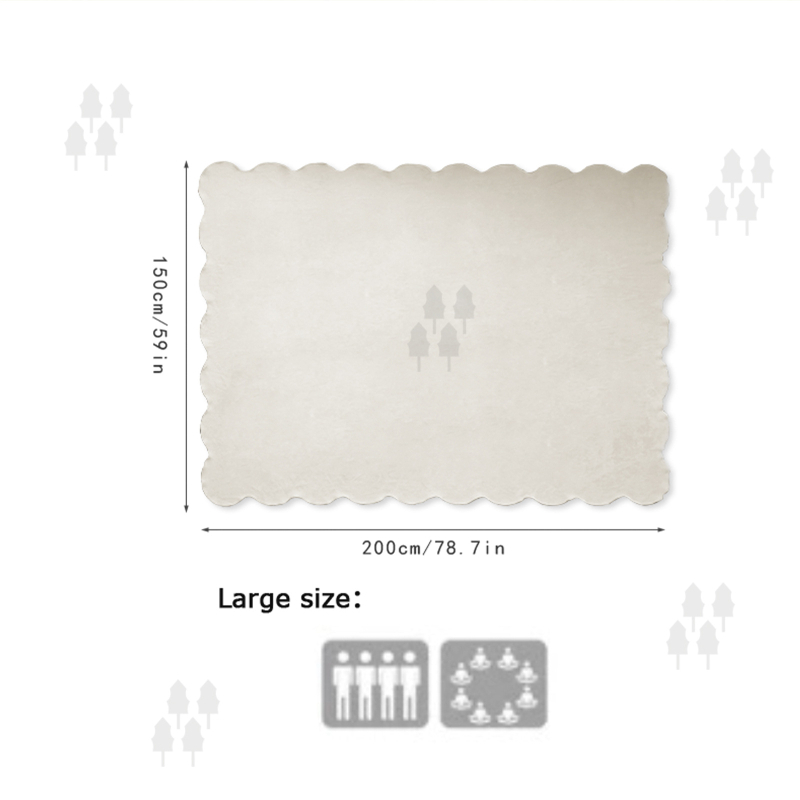Vanjska prostirka za piknik i kampiranje s velur-slojem zraka, protivklizna i vlagootporna aluminijska folija, model Jprycd01, za 2-4 osobe, težina 400 g