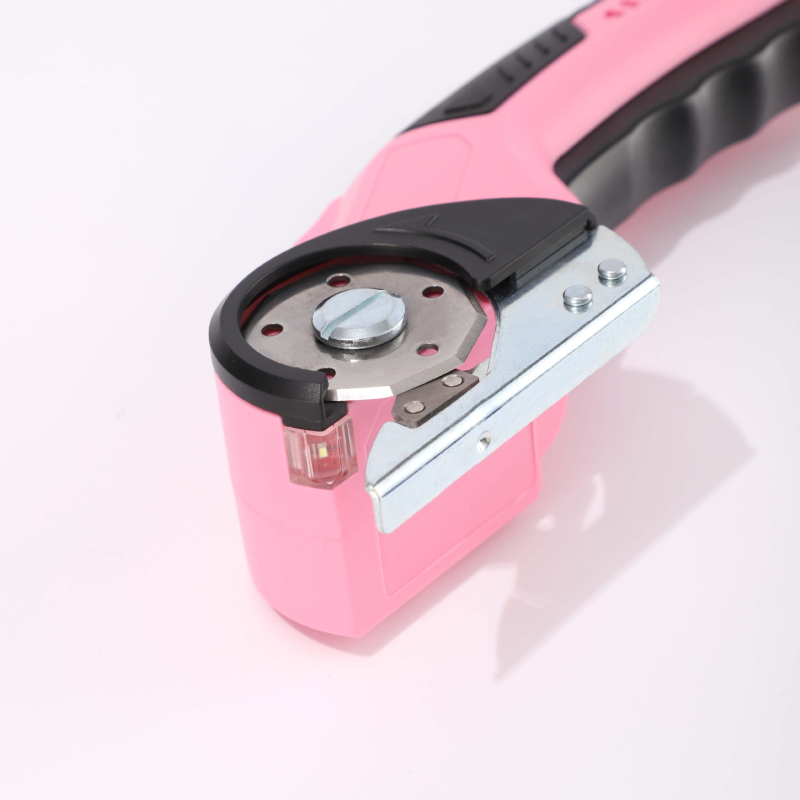 Textilvágó elektromos olló, hordozható — Dan yan; hálózati tápegység; 21V; rozsdamentes acélhoz