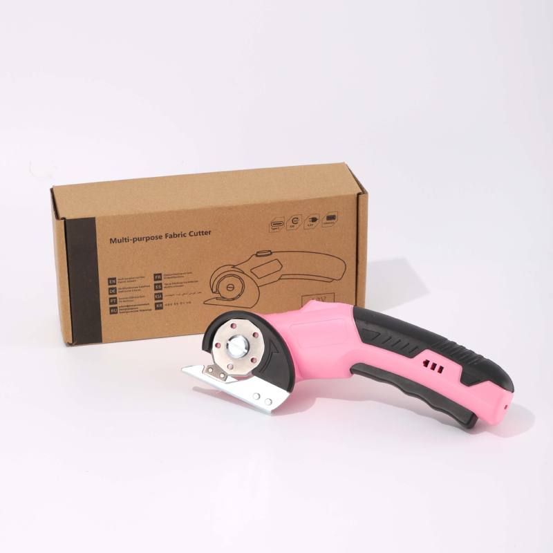 Textilvágó elektromos olló, hordozható — Dan yan; hálózati tápegység; 21V; rozsdamentes acélhoz