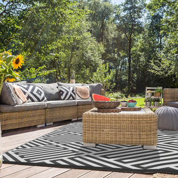 RV къмпинг подложка за пода – PP тръбно преплетена градинска постелка, влагозащитна и антистарееща, плат от кухи пластмасови тръби, персонализируема за външна градина за 5–10 души