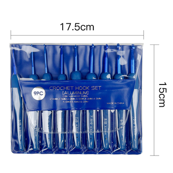 Куки за плетене комплект с TPR мека дръжка, силиконови куки, японски стил, лукс, 500 комплекта, 35 г