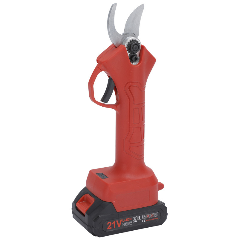 Подрязващи ножици с безчетков двигател, 21V акумулна литиева батерия, за подрязване на клони