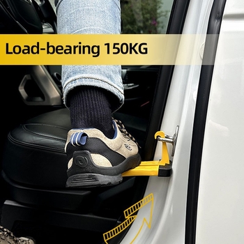 Βοηθητικό πετάλι αυτοκινήτου από κράμα αλουμινίου για SUV με γάντζο πεταλιού πόρτας και θραύστη παραθύρου – Γενική Συμβατότητα, Αυτόματο Κιβώτιο