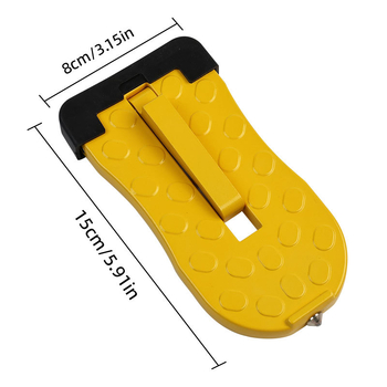 Βοηθητικό πετάλι αυτοκινήτου από κράμα αλουμινίου για SUV με γάντζο πεταλιού πόρτας και θραύστη παραθύρου – Γενική Συμβατότητα, Αυτόματο Κιβώτιο