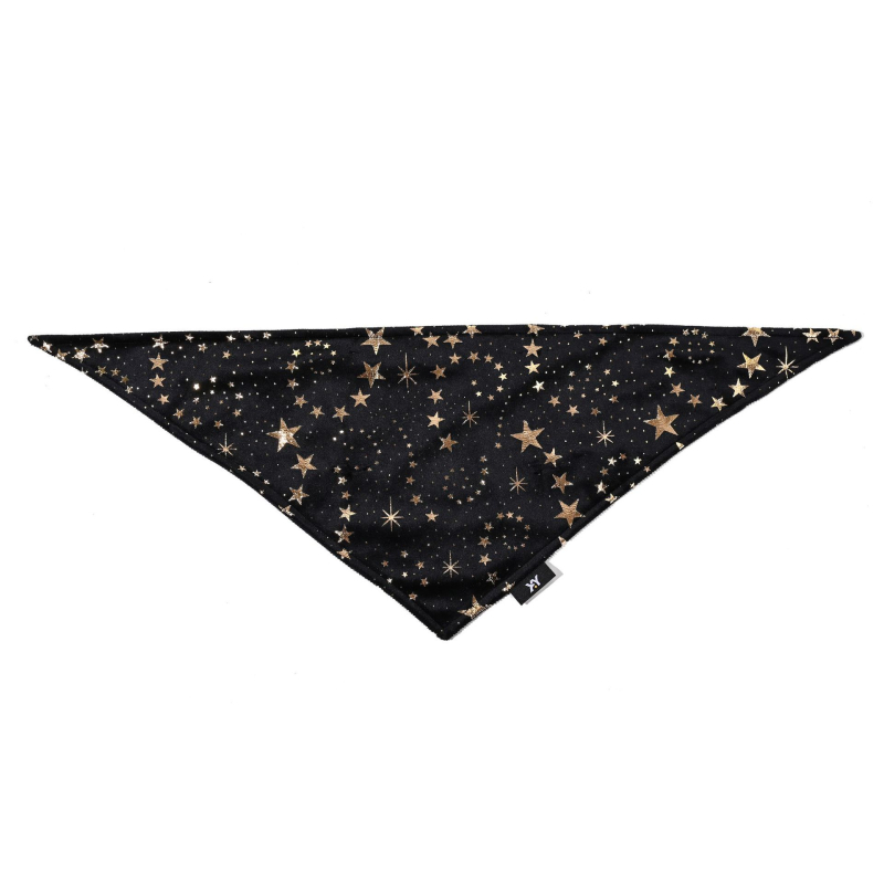 Háziállatoknak szánt háromszög kendő – pamut, kockás minta, twill szövés, nyomtatott felület