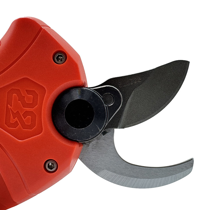 Forest King електрически ножици за резитба, 28 mm капацитет на рязане, презареждащи се, удължена дръжка, за плодови дървета