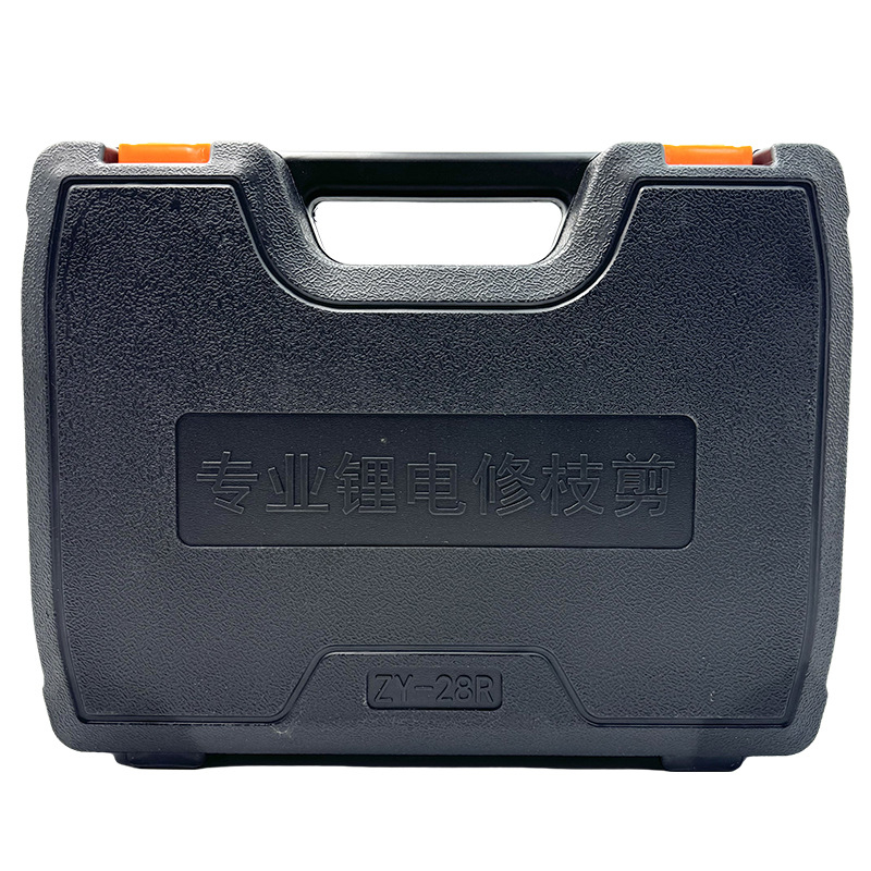 Forest King електрически ножици за резитба, 28 mm капацитет на рязане, презареждащи се, удължена дръжка, за плодови дървета