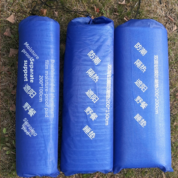 Vanjska podloga otporna na vlagu s aluminijskom folijom, ultra lagana, prijenosna, vodootporna i topla za kampiranje (2-4 osobe)