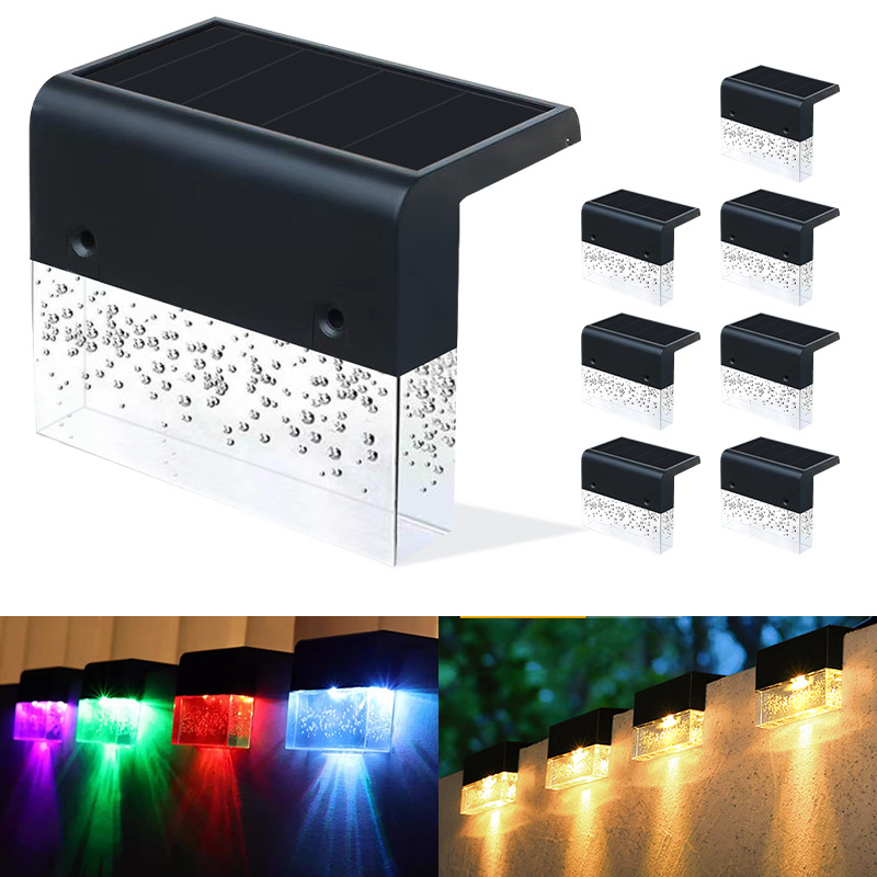 Napelemes kültéri falikar, IP65, LED, 1–2W, 6–12 óra, induktív kapcsoló